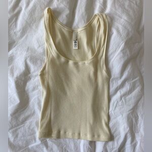 Slims cotton ribbed tank